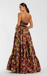 Mac Duggal 56166 Burgundy-Multi