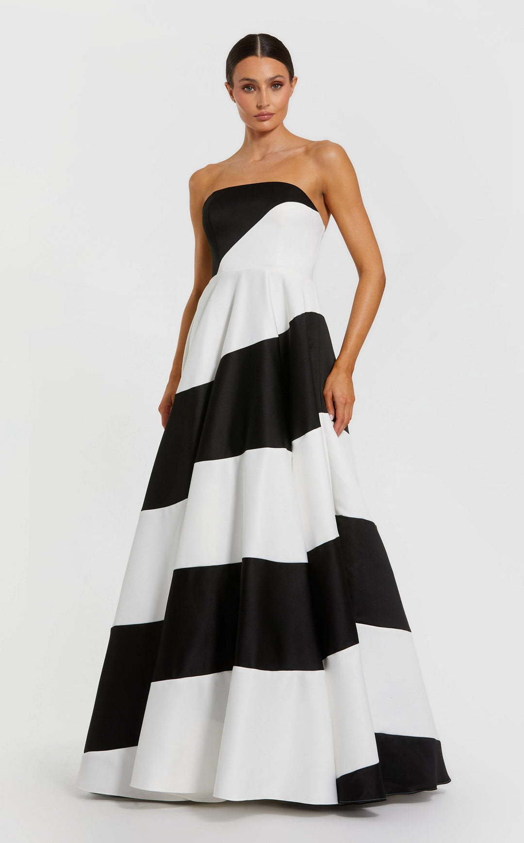 Mac Duggal 56190 Black/Ivory