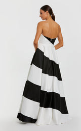 Mac Duggal 56190 Black/Ivory