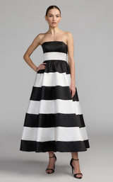 Mac Duggal 56281 Black/Ivory