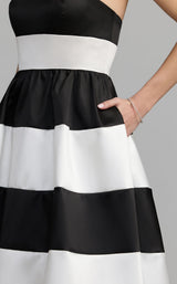 Mac Duggal 56281 Black/Ivory