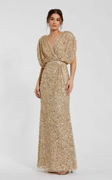 Mac Duggal 5640 Nude/Gold