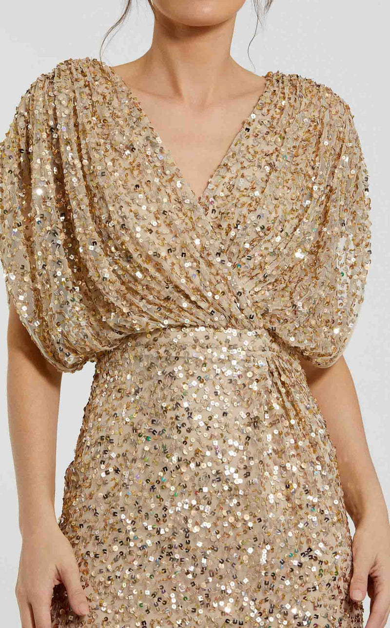 Mac Duggal Embellished Evening Dress - Blue Mac Duggal Embellished Evening Dress - Blue