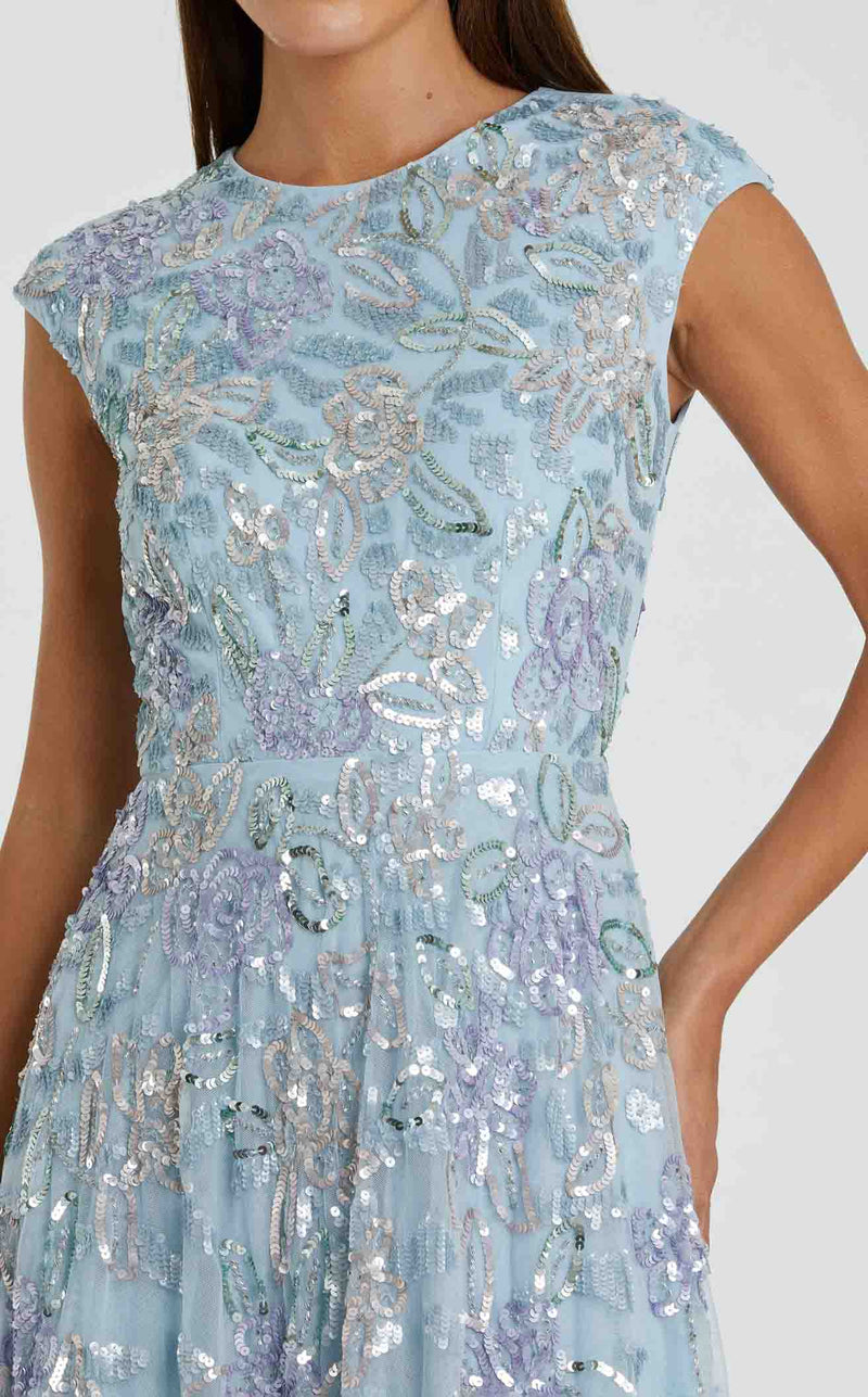 Mac Duggal 5647 Ice-Blue-Multi