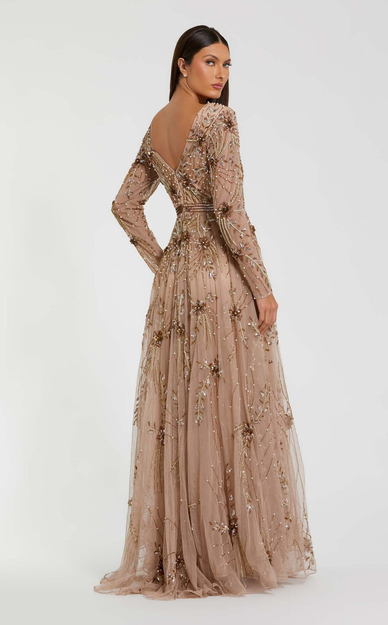 Mac Duggal 6086 Antique Rose