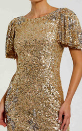 Mac Duggal 6118 Nude/Gold