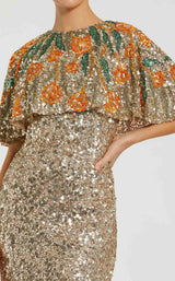 Mac Duggal 6120 Gold Multi