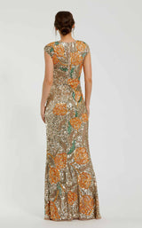 Mac Duggal 6121 Gold Multi