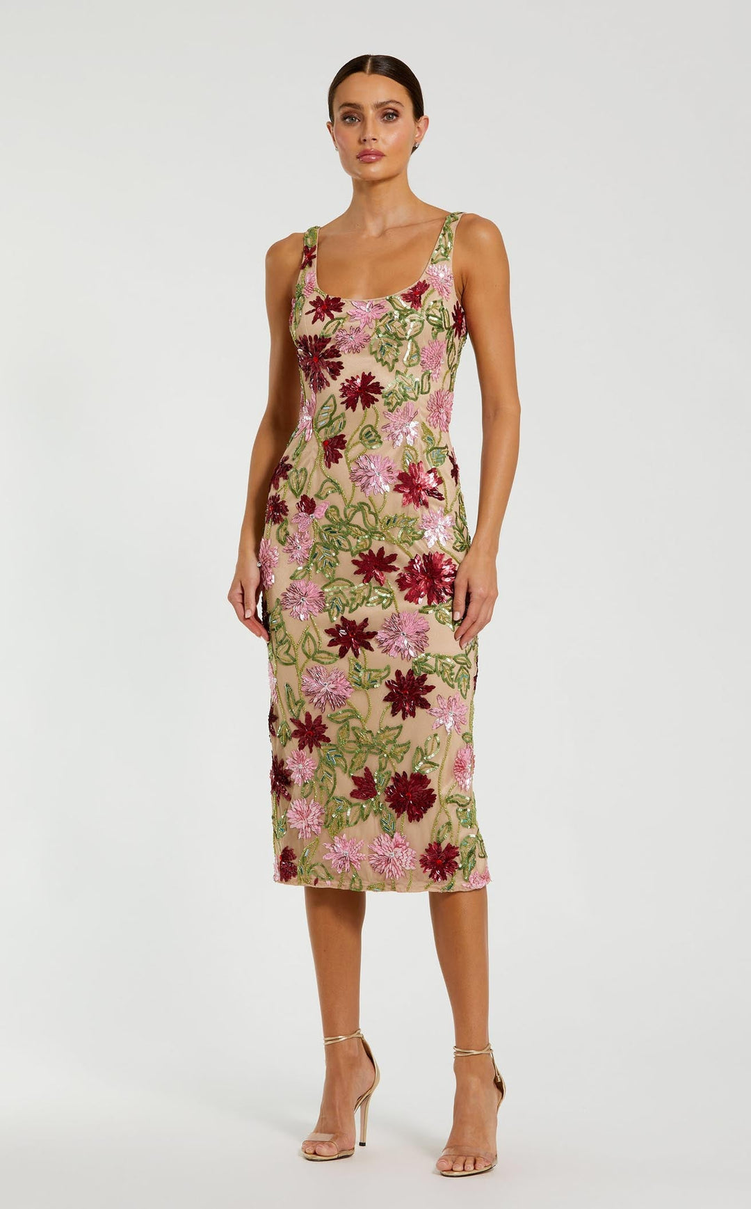 Mac Duggal 6124 Nude-Multi