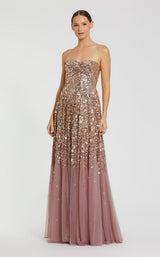 Mac Duggal 6144 Gold-Amethyst
