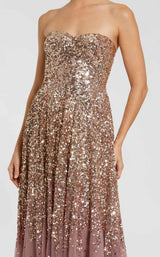 Mac Duggal 6144 Gold-Amethyst