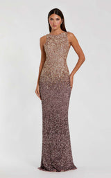 Mac Duggal 6145 Gold-Amethyst