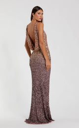 Mac Duggal 6145 Gold-Amethyst