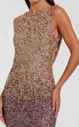 Mac Duggal 6145 Gold-Amethyst