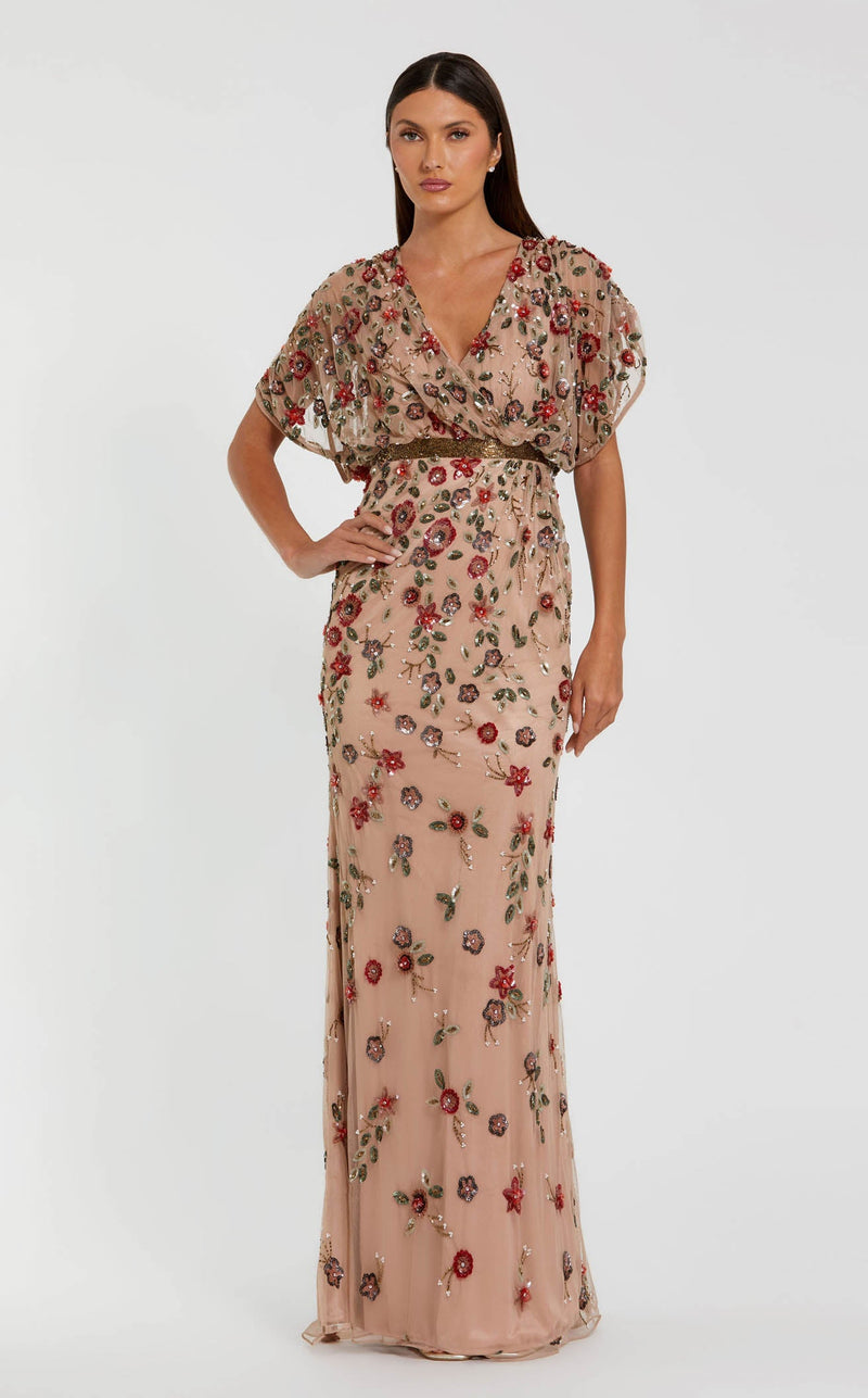 Mac Duggal 6158 Antique Rose