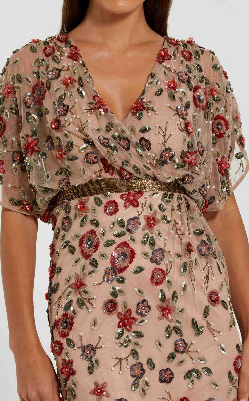 Mac Duggal 6158 Antique Rose