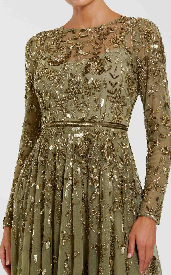 Mac Duggal 6182 Green