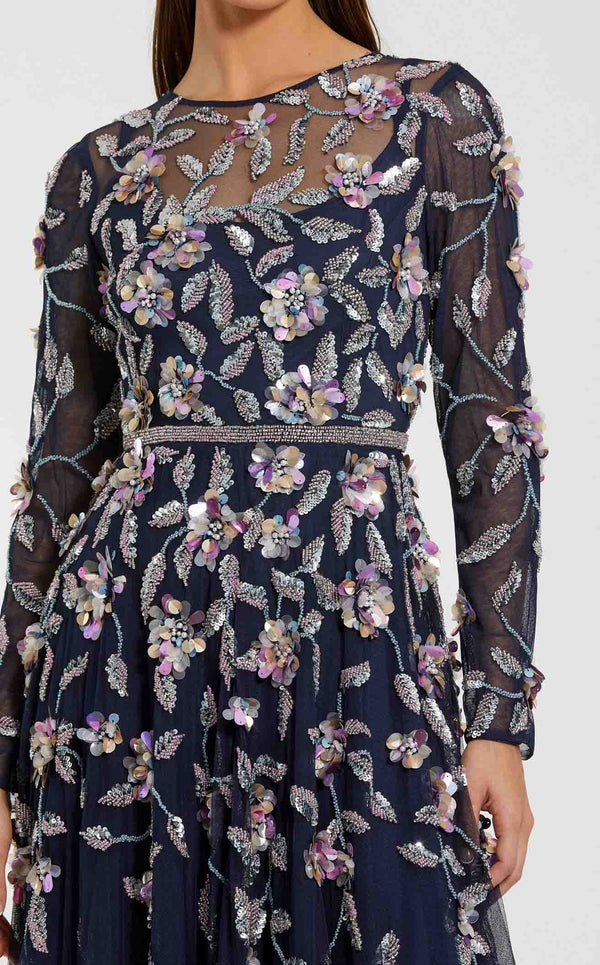Mac Duggal 6183 Midnight Multi
