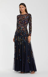 Mac Duggal 6198 Midnight Multi