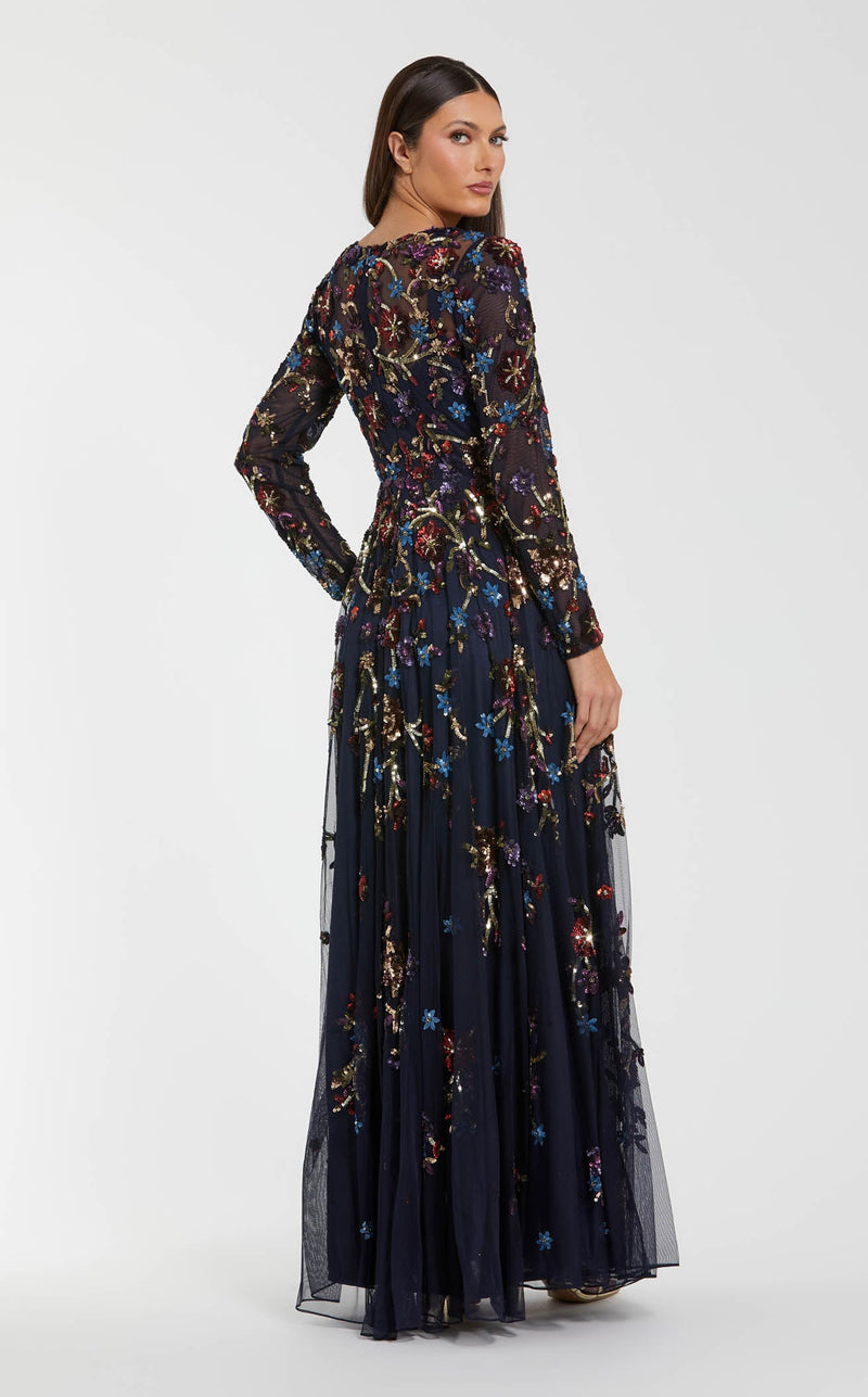 Mac Duggal 6198 Midnight Multi