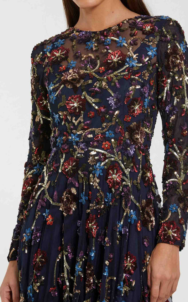 Mac Duggal 6198 Midnight Multi