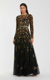 Mac Duggal 6200 Black/Gold