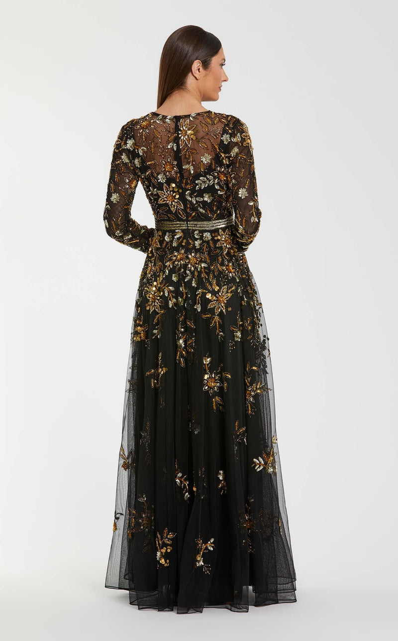 Mac Duggal 6200 Black/Gold