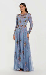 Mac Duggal 6202 Slate Blue