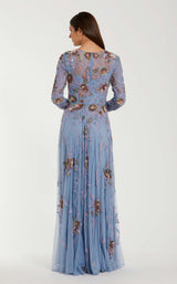 Mac Duggal 6202 Slate Blue