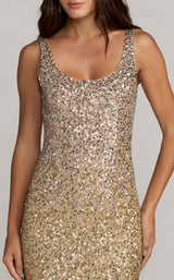 Mac Duggal 6219 Shimmering-Gold