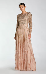 Mac Duggal 6235 Mocha-Ombre