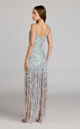 Mac Duggal 6251 Nude/Silver