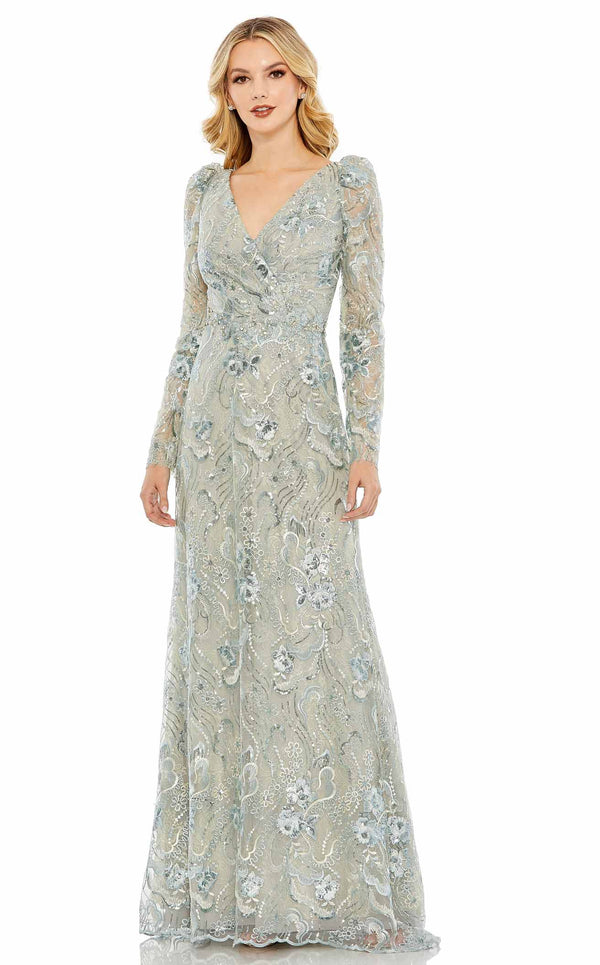 Mac Duggal 68190 Seafoam
