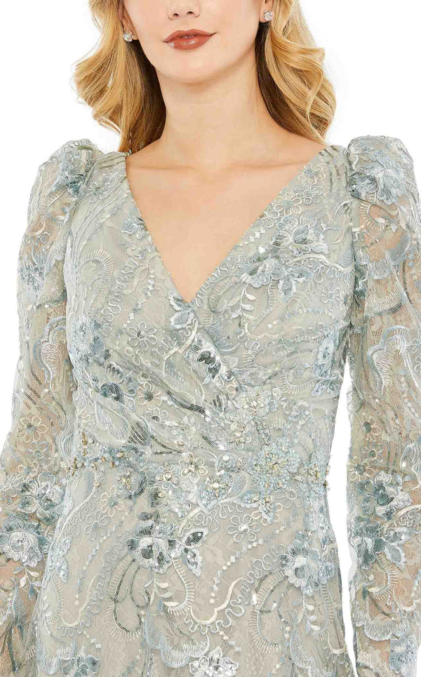 Mac Duggal 68190 Seafoam
