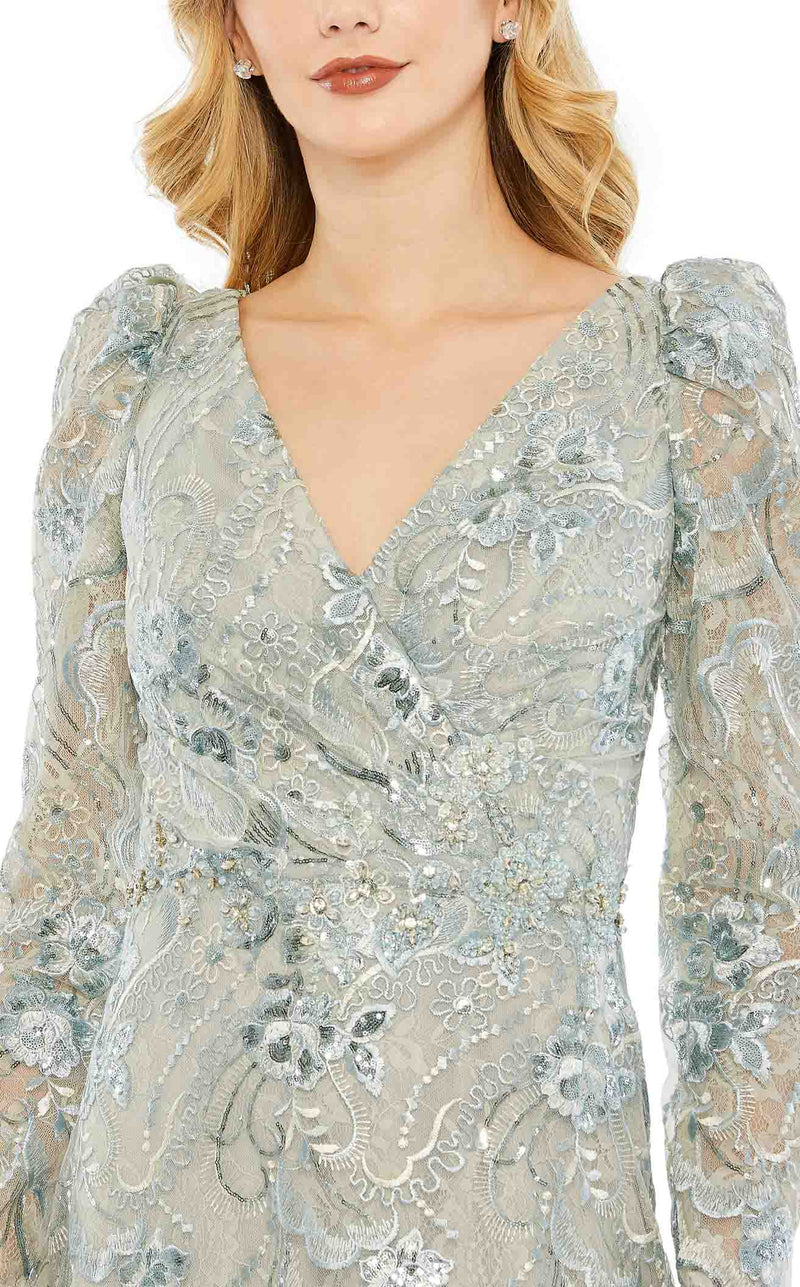 Mac Duggal 68190 Seafoam