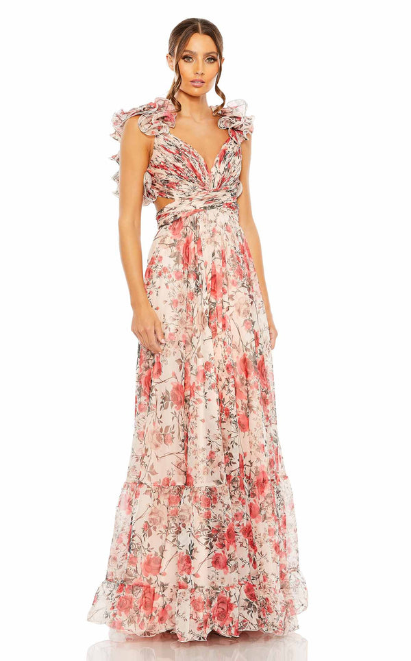 Mac Duggal 68518 Rose Multi