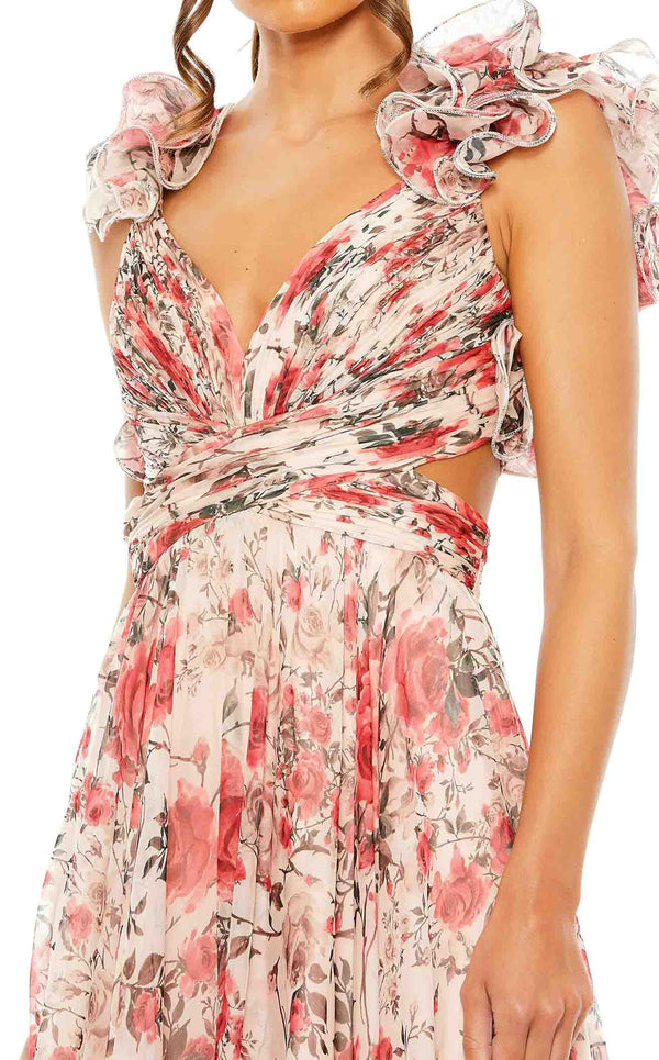 Mac Duggal 68518 Rose Multi