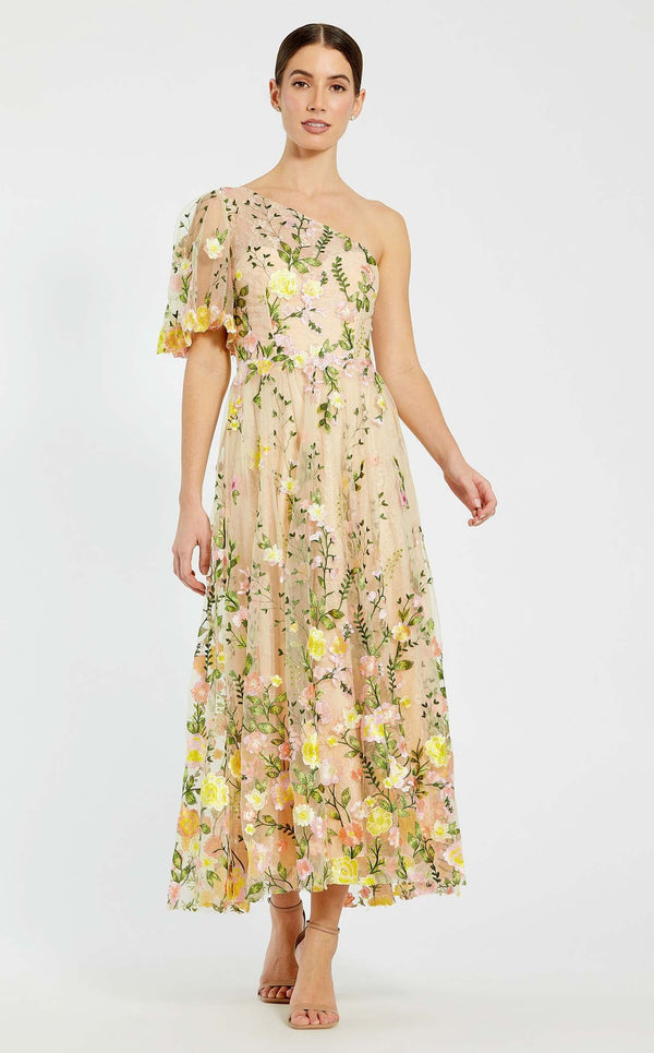Mac Duggal 68607 Yellow Multi