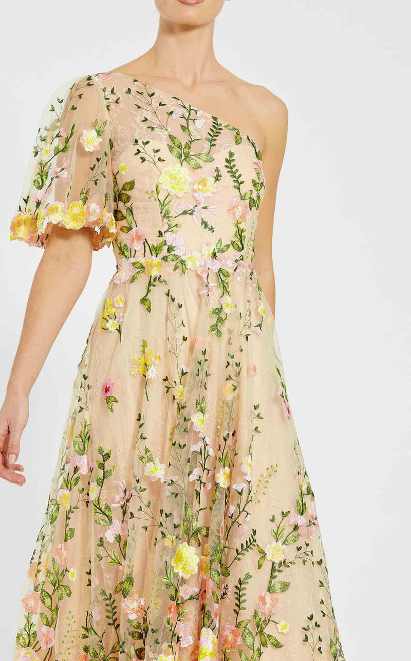 Mac Duggal 68607 Yellow Multi
