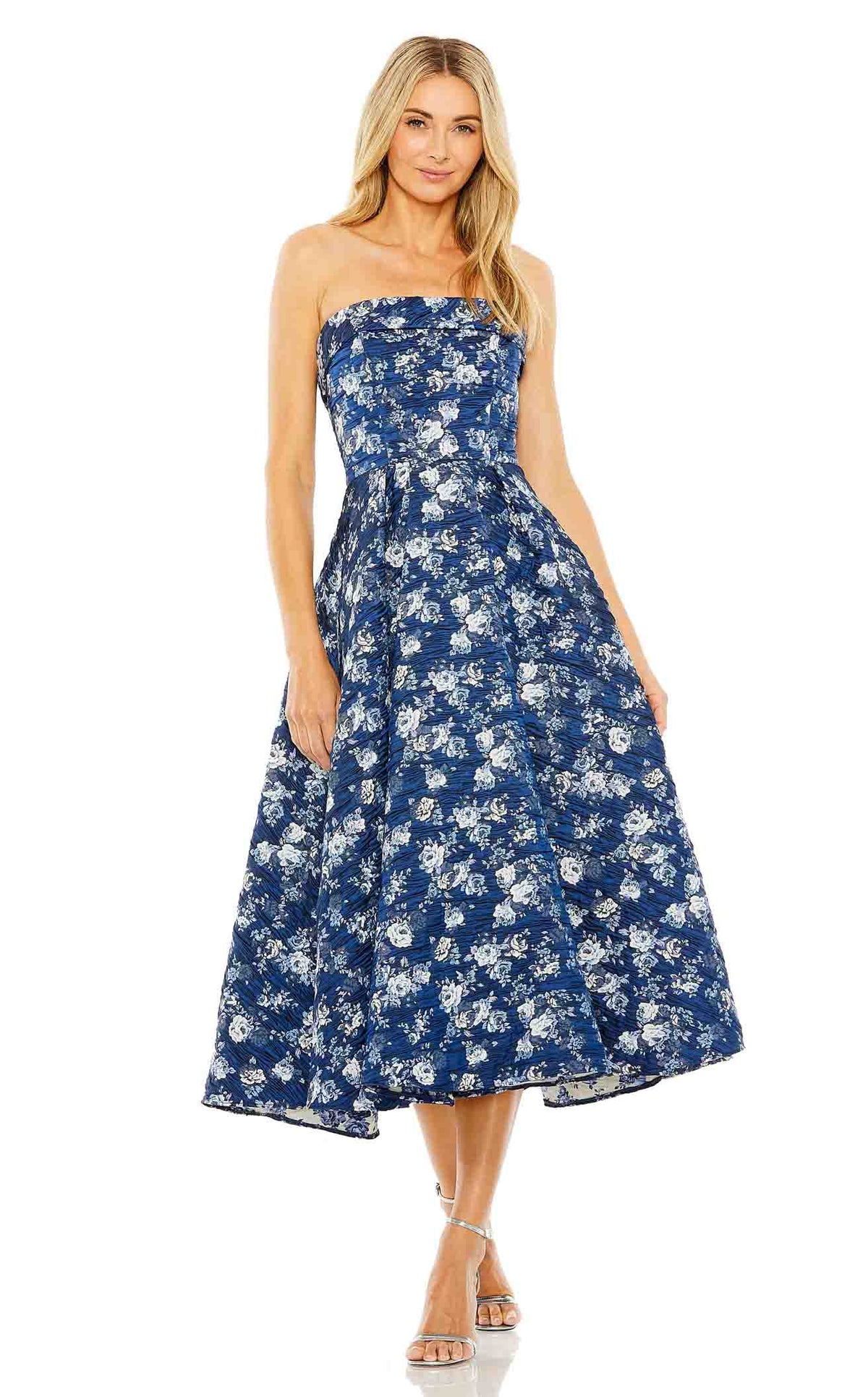 chinese dress ladies Mac Duggal Embellished Illusion A-Line Gown
