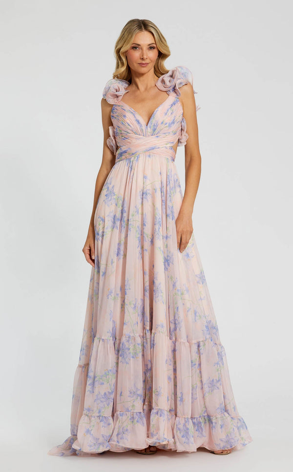Mac Duggal 68753 Violet-Multi