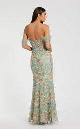Mac Duggal 68809 Sage Multi