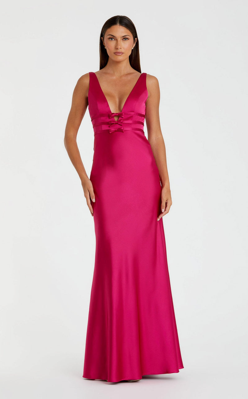 Mac Duggal 68855 Raspberry