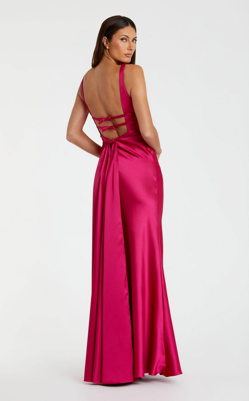 Mac Duggal 68855 Raspberry