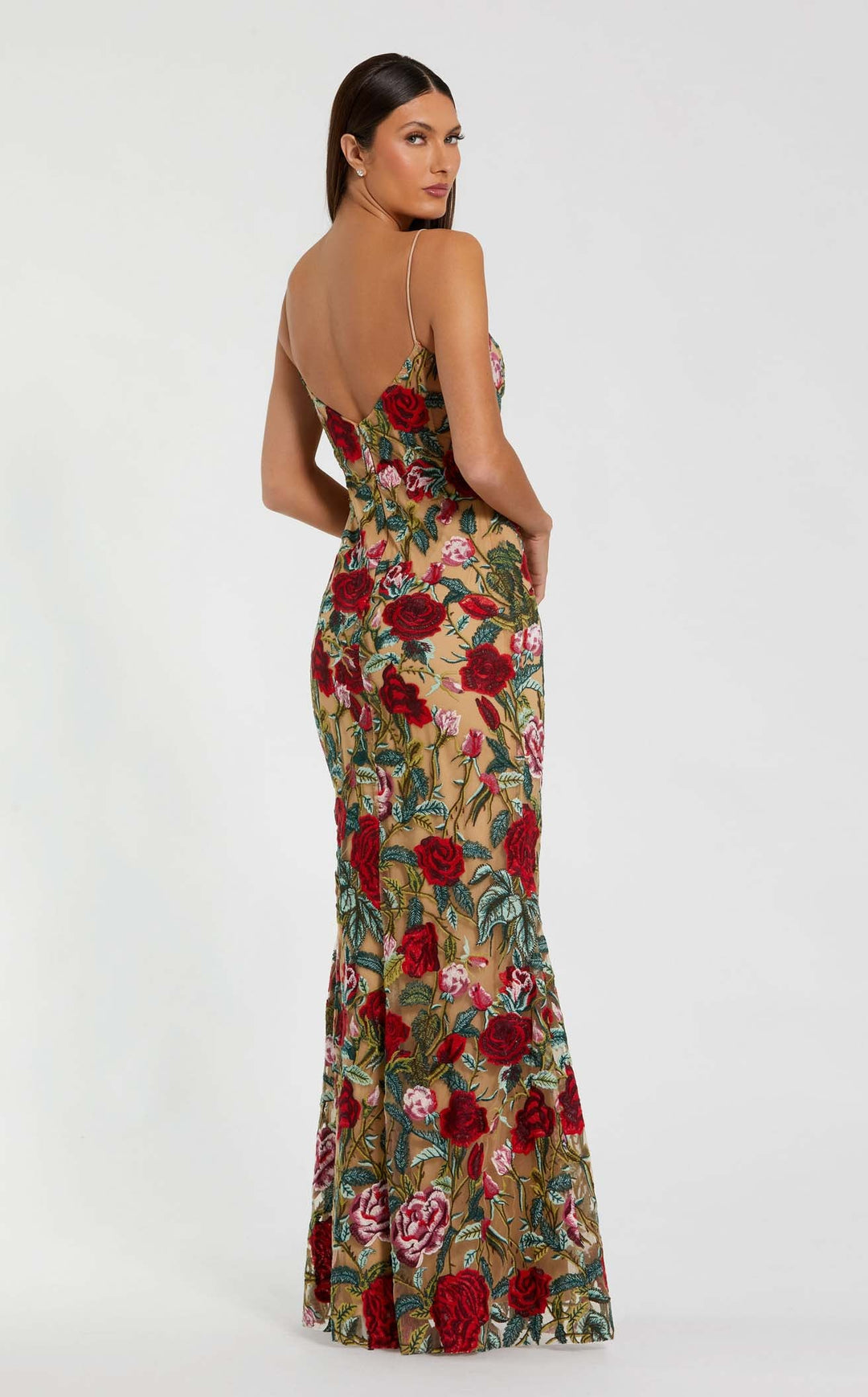 Mac Duggal 68884 Nude Multi