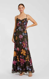 Mac Duggal 68885 Black Multi