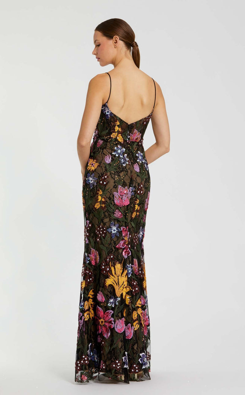 Mac Duggal 68885 Black Multi