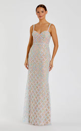 Mac Duggal 68886 Pastel Multi