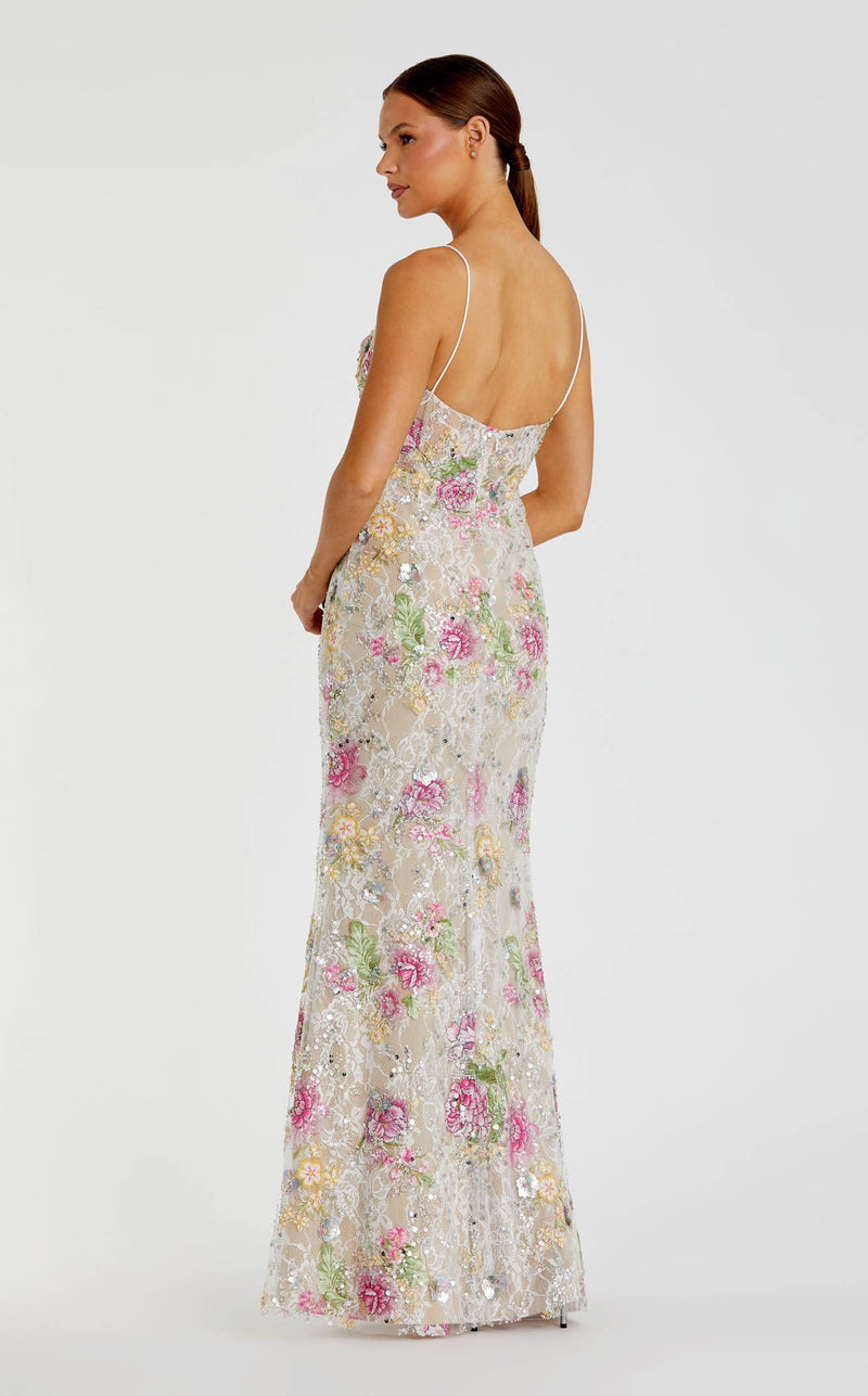 Mac Duggal 68891 Ivory Multi
