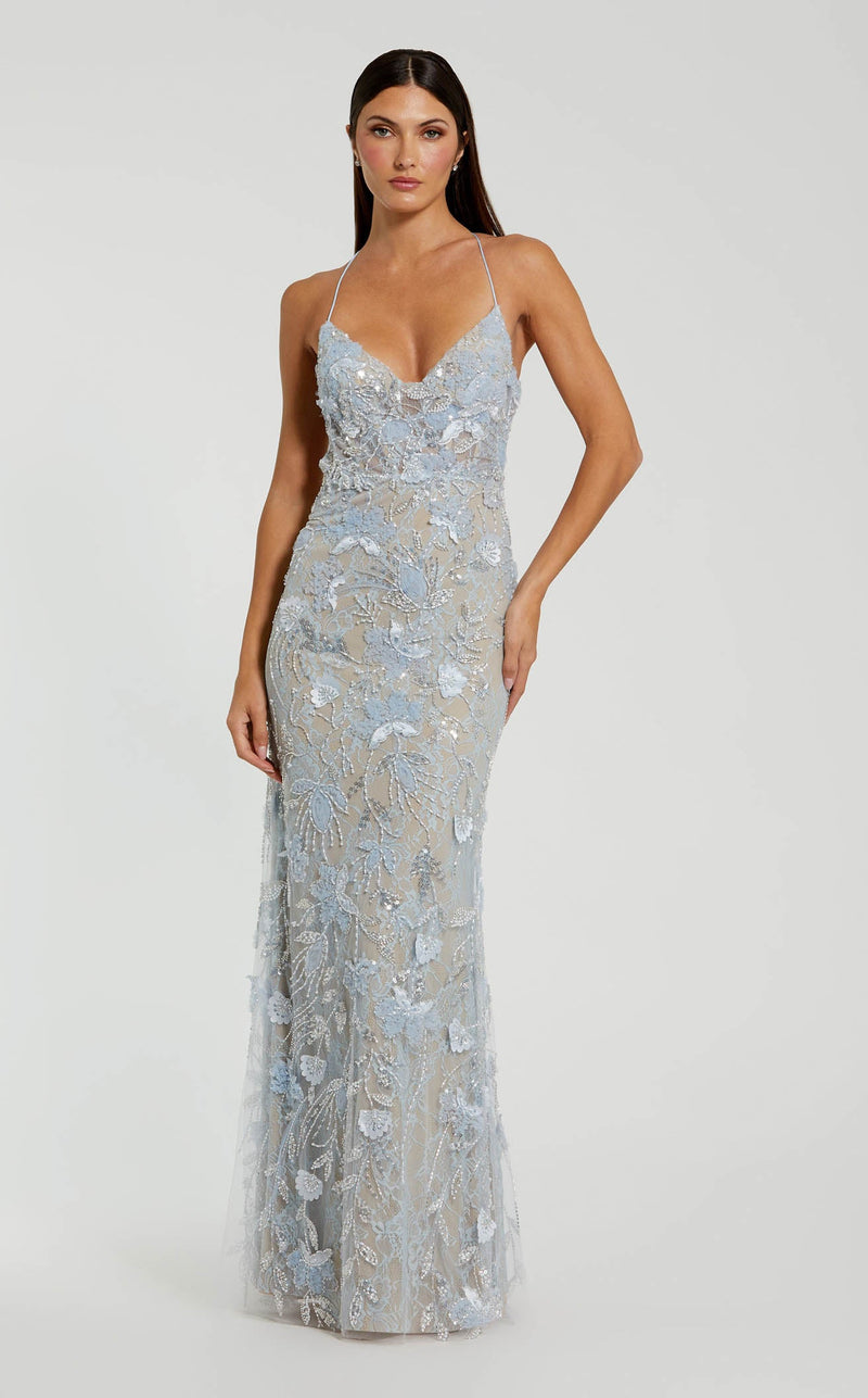 Mac Duggal 68892 Powder Blue
